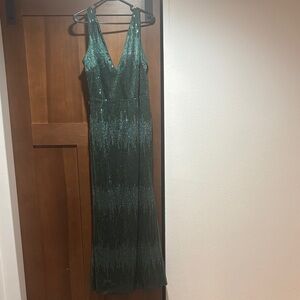 Ever Pretty Green Sequin Prom Dress